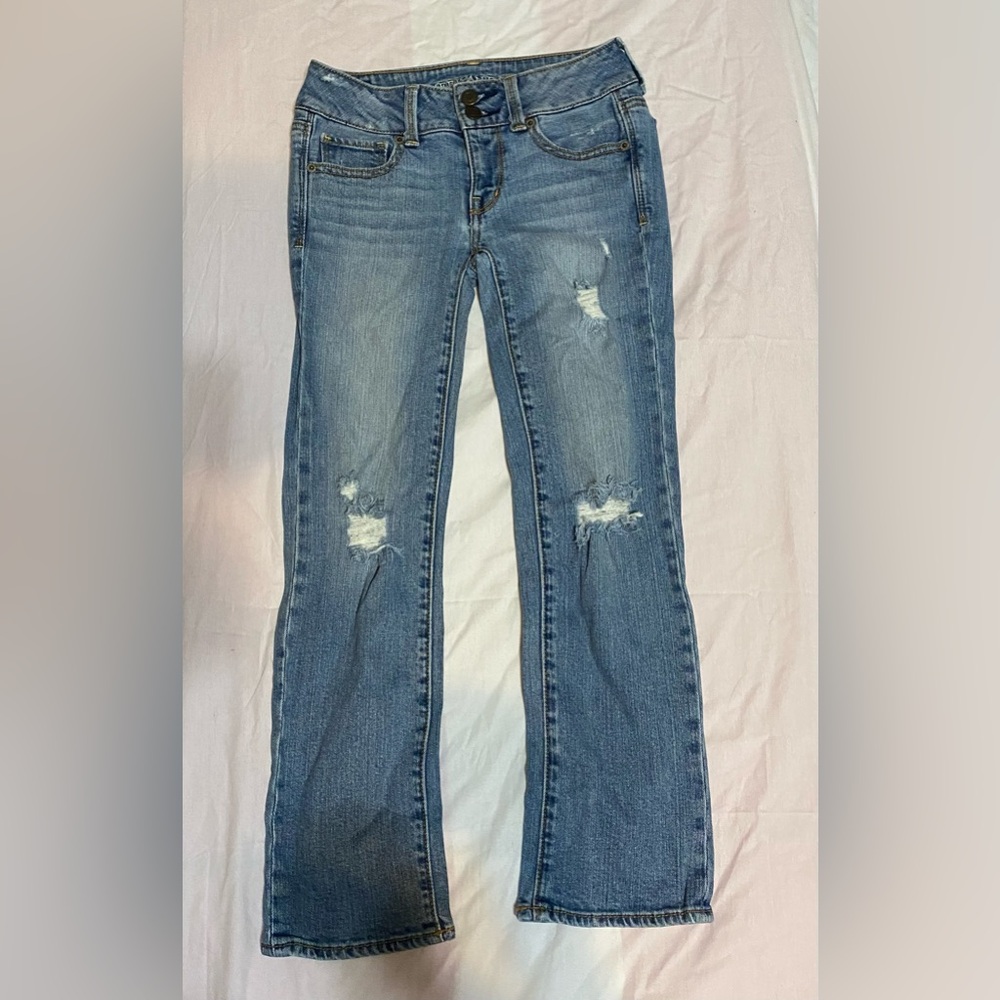 American Eagle Artist Cropped Stretch jeans size 00